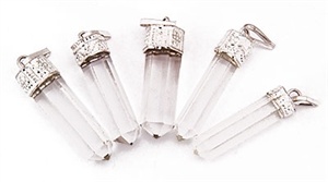 Wholesale Crystal Quartz Pencil Point Pendant