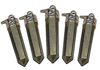 Wholesale Pyrite Pencil Point Pendant