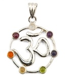 Wholesale Om Symbol Chakra Pendant