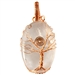 Wholesale White Quartz Tree of Life Wrap Pendant