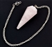 Wholesale Rose Quartz Faceted Pendulum