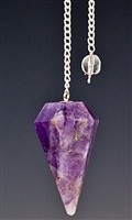 Wholesale Amethyst Faceted Pendulum