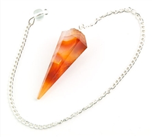 Wholesale Carnelian  Faceted Pendulum