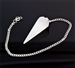Wholesale Selenite Faceted Pendulum