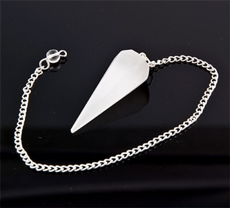 Wholesale Selenite Faceted Pendulum
