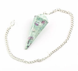 Wholesale Ruby Zeosite Faceted Pendulum