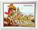POS108<BR><BR> Krishna the Charioteer Poster on Cardboard - 15"x20"