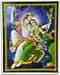 POS111<BR><BR>Radha and Krishna On Swing Poster on Cardboard - 15"x20"