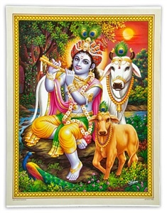 Wholesale Lord Krishna Art Poster