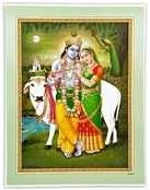 Wholesale Radha and Krishna Art Poster