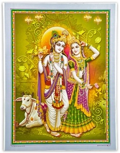 Wholesale Radha and Krishna Art Poster