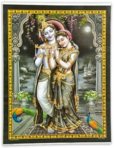 Wholesale Radha and Krishna Art Poster