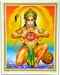 POS204<BR><BR>Hanuman Opens His Chest Poster on Cardboard - 15"x20"