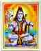 POS227<BR><BR> Lord Shiva Meditating Cardboard - 15"x20"