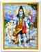POS231<br><br> Lord Shiva Blessing Poster on Cardboard - 15"x20"