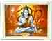 POS232<BR><BR>Lord Shiva Blessing Poster on Cardboard - 15"x20"