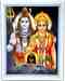 POS238<br><br> Shiva Parvati Blessing Poster on Cardboard - 15"x20"