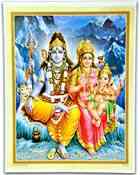 POS244Shiva Family Poster - 15"x20"