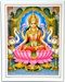 POS301<br><br> Goddess Laxmi Poster on Cardboard - 15"x20"