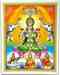 POS310<BR><BR>Goddess Laxmi Poster on Cardboard - 15"x20"