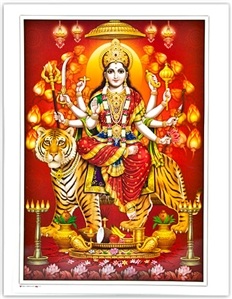 Wholesale Goddess Durga Art Poster