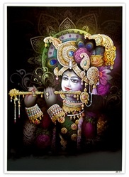 Wholesale Lord Krishna Art Poster