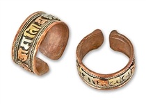Wholesale Copper Ring Om Mani