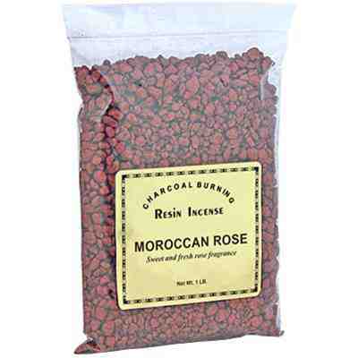 OM Imports: Wholesale Resin Incense - Moroccan Rose 1 Lb.