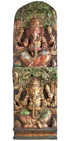 Wooden Ganesh Statue