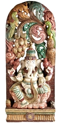 Wooden Ganesh Statue