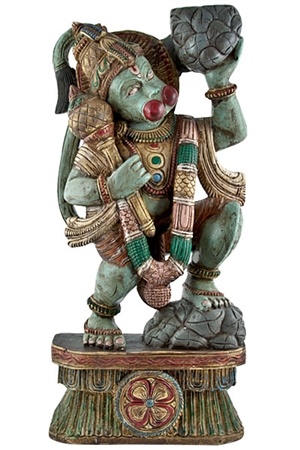 Wooden Hanuman Statue