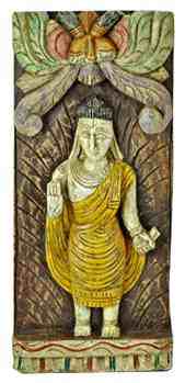 Wooden Lord Buddha Wall Hanging