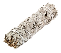 SAGE01<BR><BR>6" California White Sage Smudge Stick