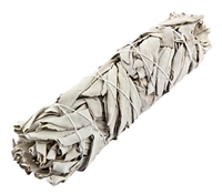 SAGE02<BR><BR>7"  California White Sage Smudge Stick