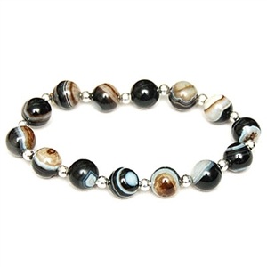 Wholesale Black Onyx Stretch Bracelet