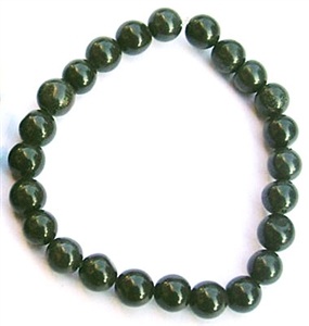 Wholesale Black Agate Stretch Bracelet