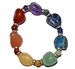Wholesale 7 Chakra Tumbled Stretch Bracelet
