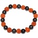 Wholesale Black Agate & Rudraksha Stretch Bracelet