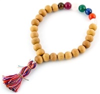 Wholesale Chakra Natural Sandalwood Stretch Bracelet