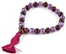 Wholesale Amethyst & Red Sandalwood Stretch Bracelet