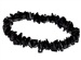 Wholesale Black Agate Chips Stretch Bracelet