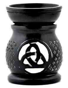 Stone Carved Triquetra Aroma Lamp