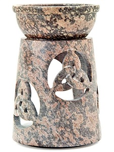 Wholesale Stone Carved Triquetra Aroma Lamp