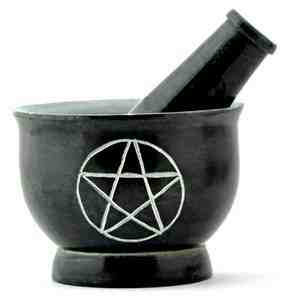 Wholesale Pentacle Soapstone Mortar & Pestle