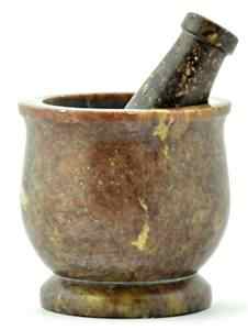 Stone Carved Mortar and Pestle