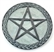 Green Stone Pentacle Altar Tile