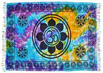 Wholesale Lotus Om Symbol Scarves/Altar Cloth