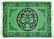 SCV112<BR><BR>Green Man Scarve / Altar Cloth Cloth - 42" x 68"