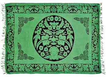 Wholesale Green Man Scarves/Altar Cloth