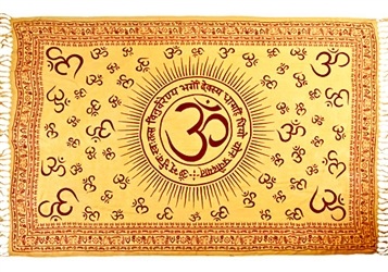 Wholesale Om with Gayatri Mantra Scarves/Altar Cloth